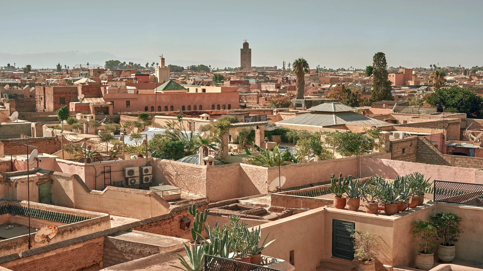 Tejados de la medina de Marrakech