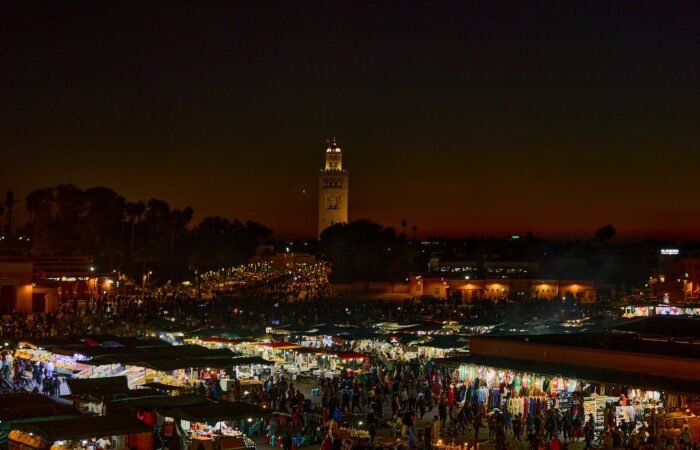 Plaza Jamaa el fna en Marrakech