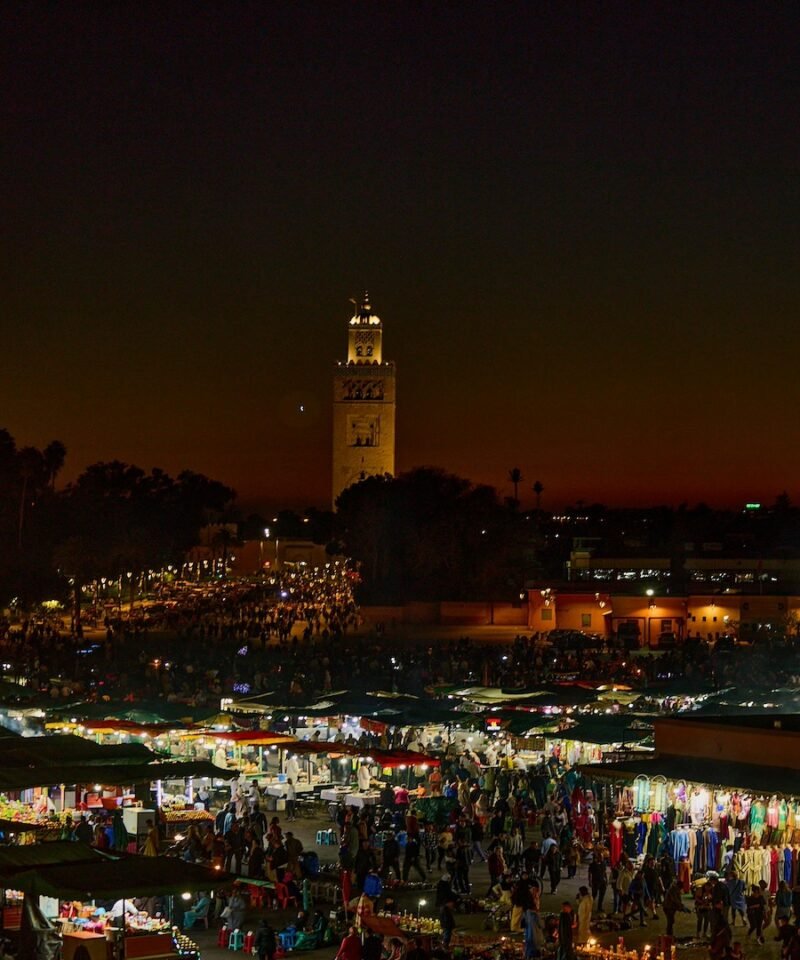 Plaza Jamaa el fna en Marrakech