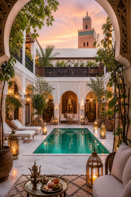Hotel de lujo en Marruecos para viajes privados VIP